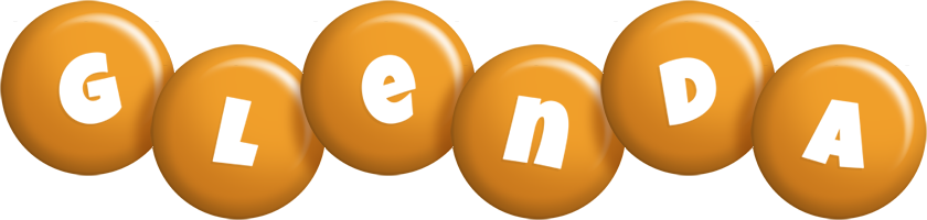 Glenda candy-orange logo