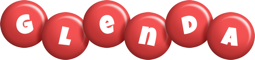 Glenda candy-red logo