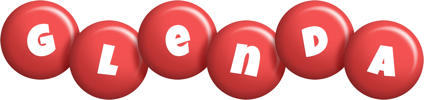 Glenda candy-red logo
