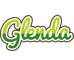 Glenda golfing logo