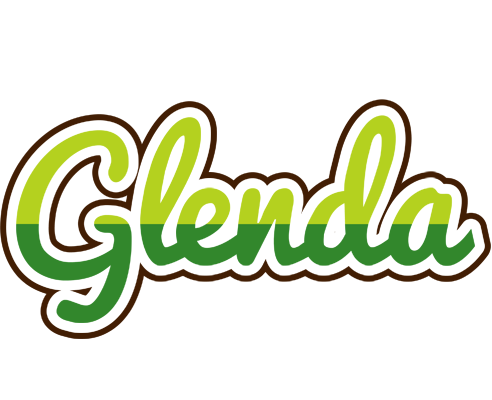 Glenda golfing logo