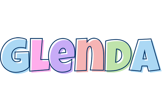 Glenda pastel logo