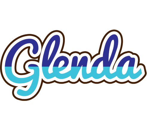Glenda raining logo