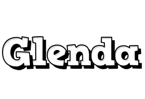 Glenda snowing logo