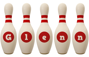 Glenn bowling-pin logo