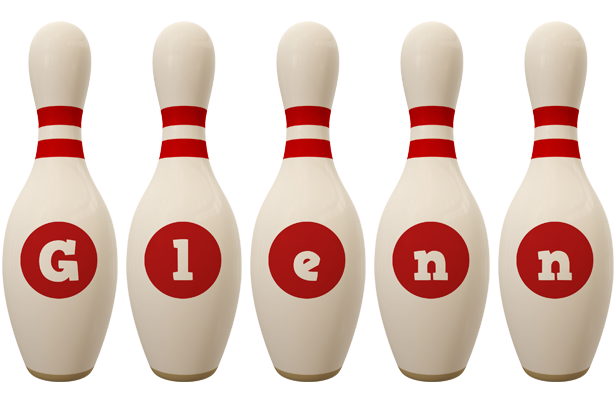 Glenn bowling-pin logo