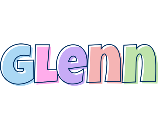 Glenn pastel logo