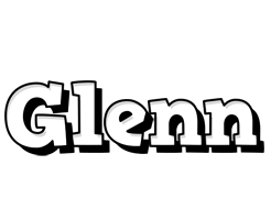 Glenn snowing logo