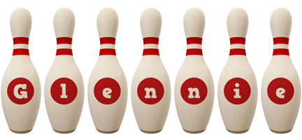 Glennie bowling-pin logo