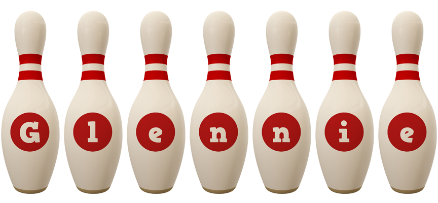 Glennie bowling-pin logo