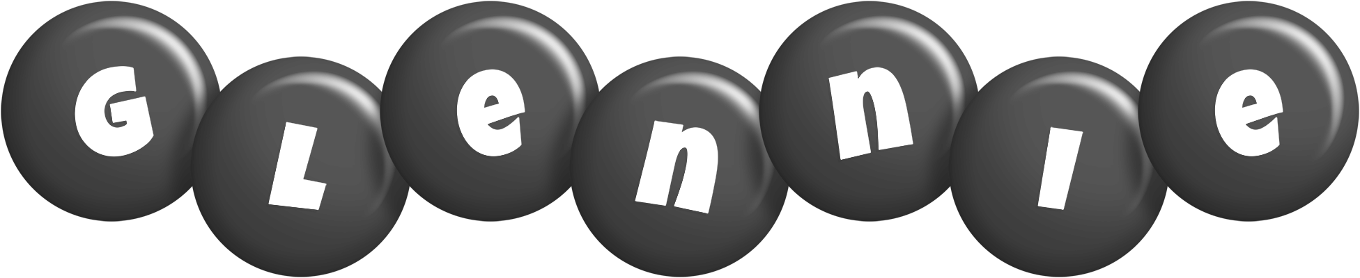 Glennie candy-black logo