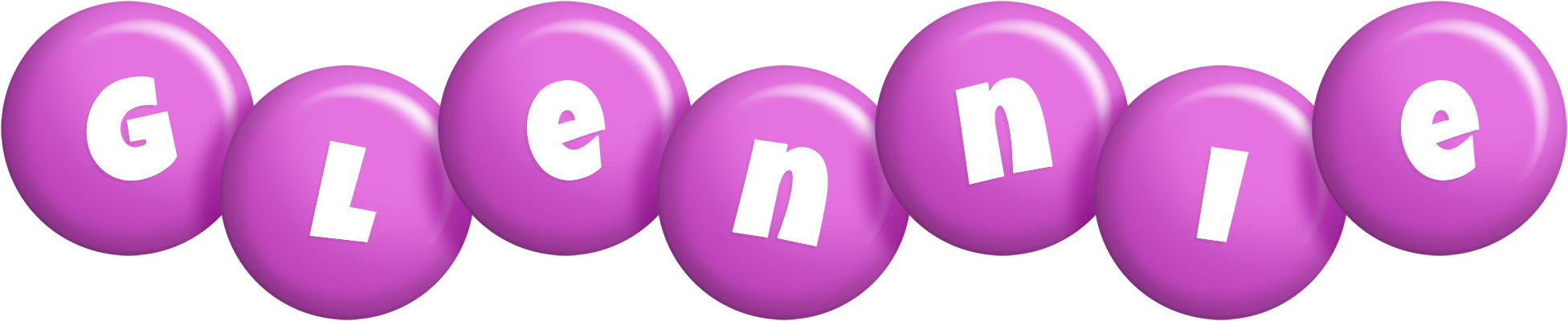 Glennie candy-purple logo