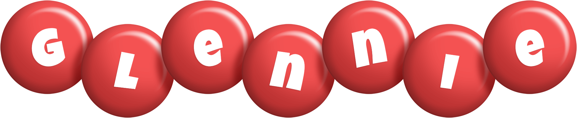 Glennie candy-red logo