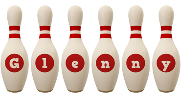 Glenny bowling-pin logo