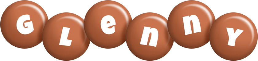 Glenny candy-brown logo