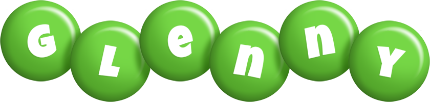 Glenny candy-green logo