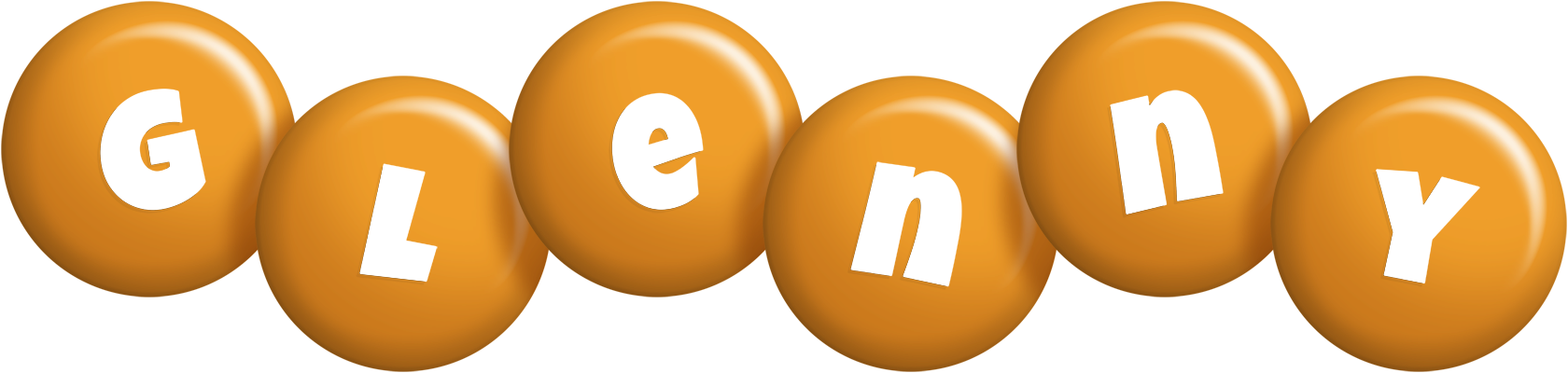 Glenny candy-orange logo