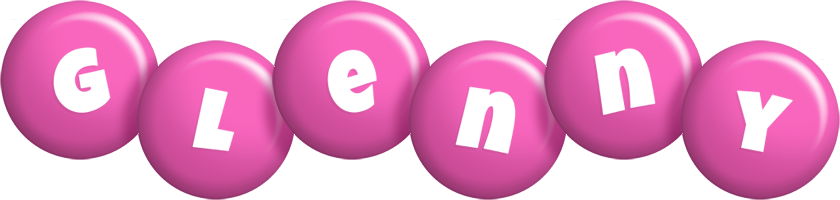 Glenny candy-pink logo