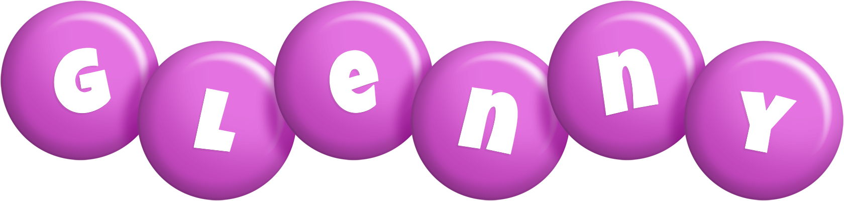 Glenny candy-purple logo