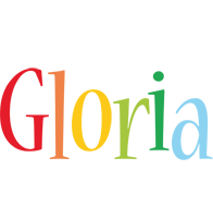 Gloria birthday logo