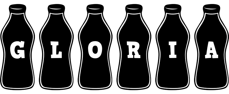 Gloria bottle logo