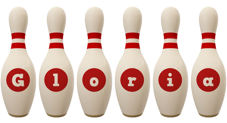 Gloria bowling-pin logo
