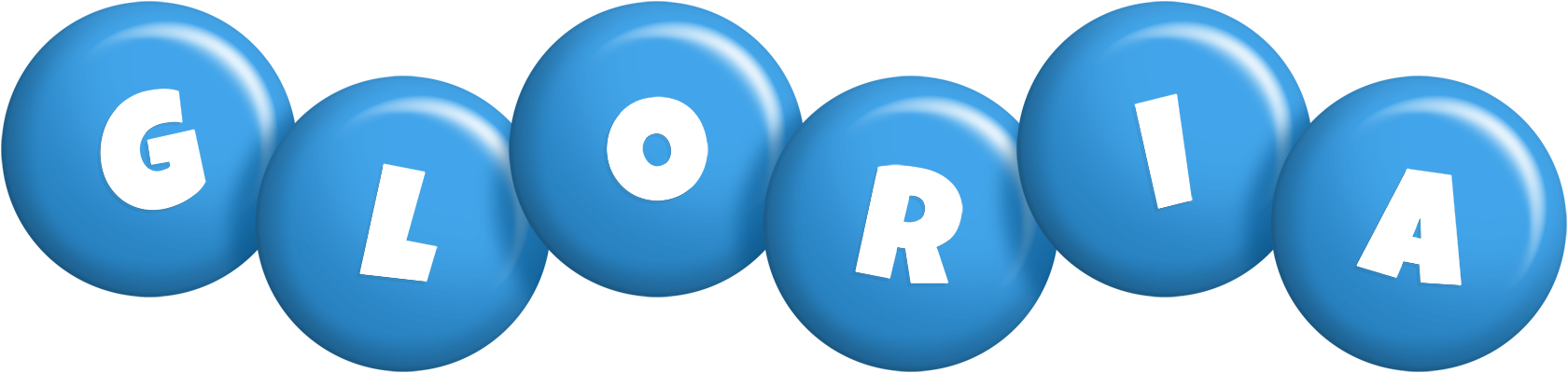 Gloria candy-blue logo