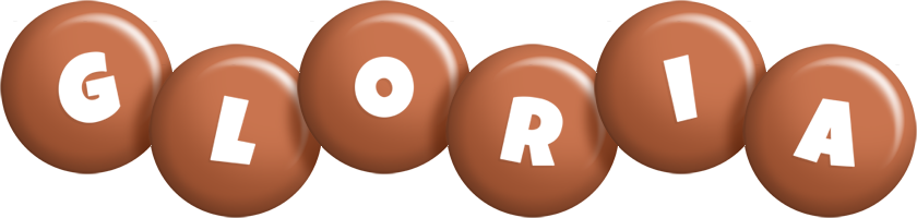 Gloria candy-brown logo