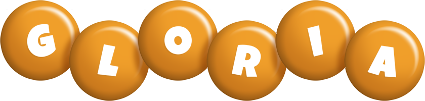 Gloria candy-orange logo