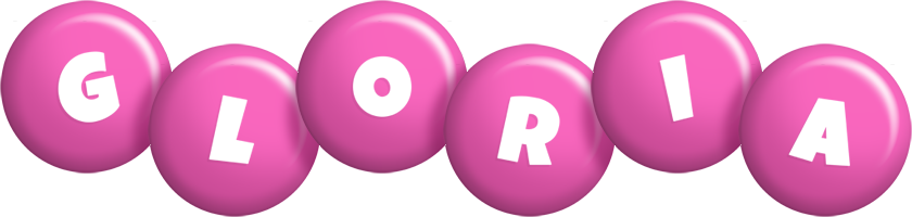 Gloria candy-pink logo