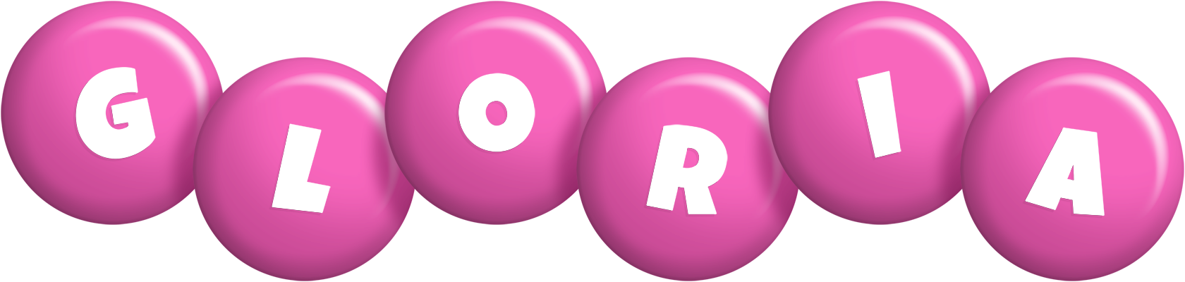 Gloria candy-pink logo