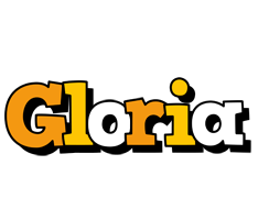 Gloria cartoon logo
