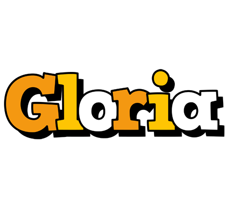 Gloria cartoon logo