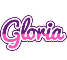 Gloria cheerful logo
