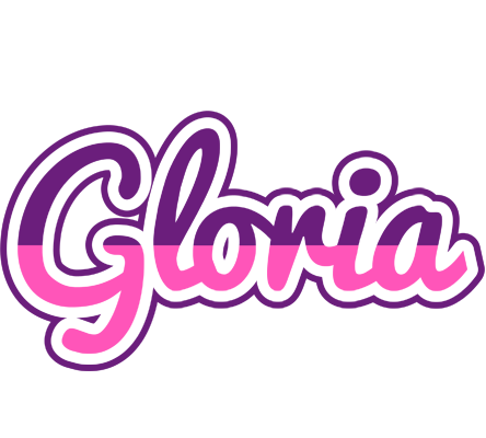 Gloria cheerful logo