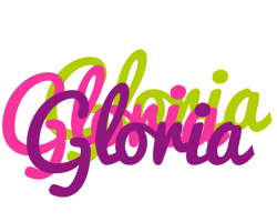 Gloria flowers logo