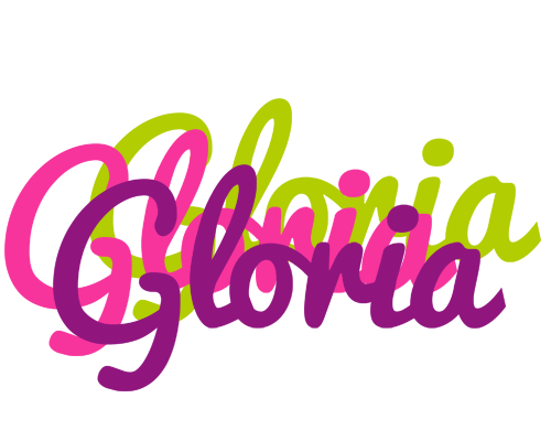 Gloria flowers logo