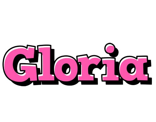 Gloria girlish logo