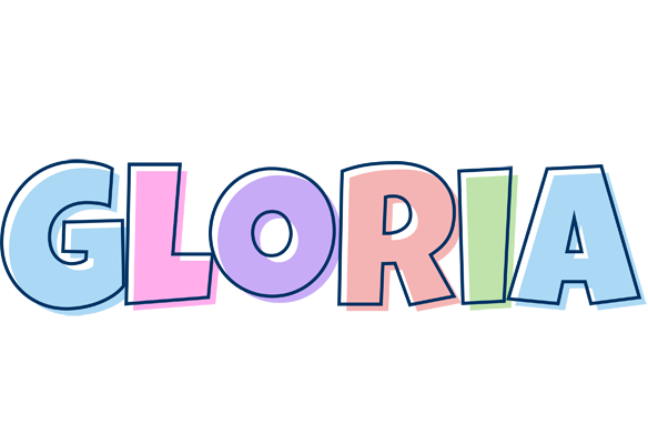 Gloria pastel logo