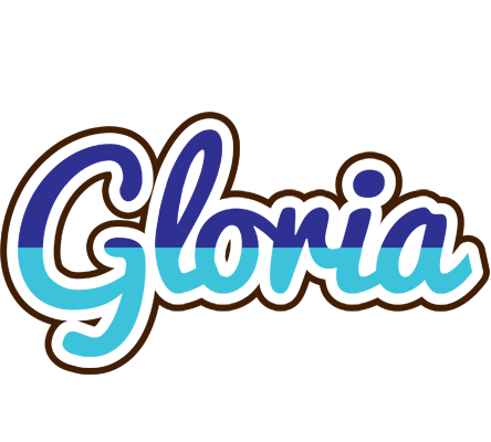 Gloria raining logo