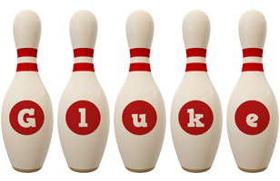 Gluke bowling-pin logo