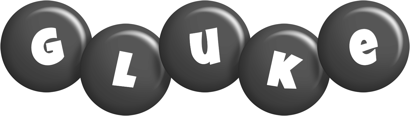 Gluke candy-black logo