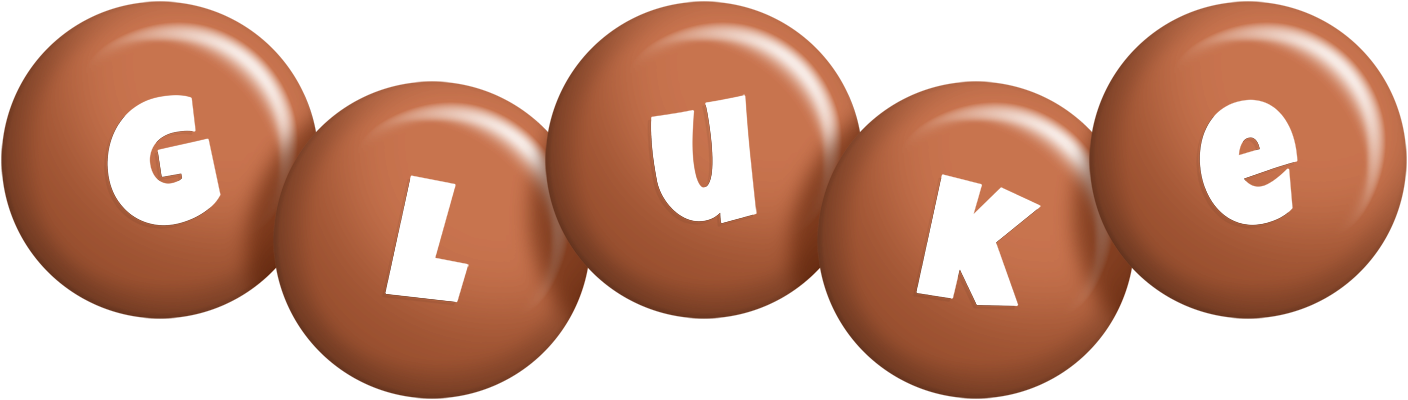 Gluke candy-brown logo