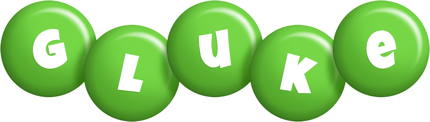 Gluke candy-green logo