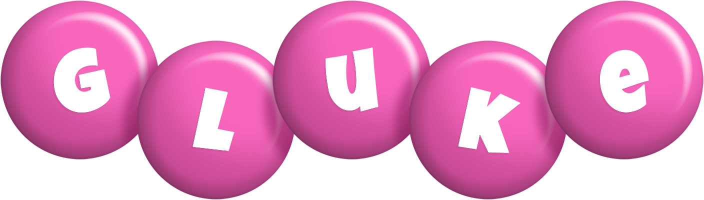 Gluke candy-pink logo