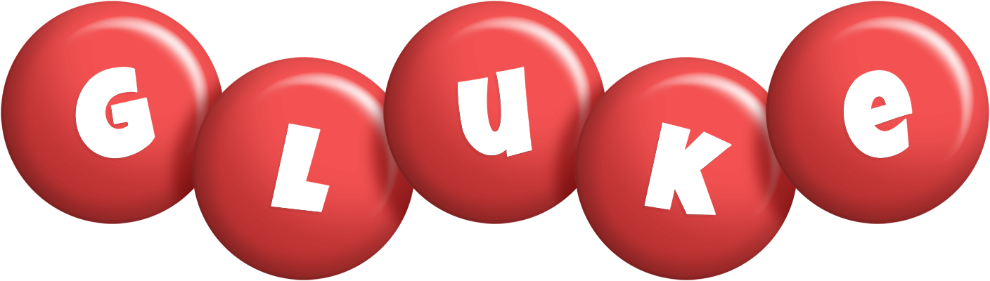 Gluke candy-red logo