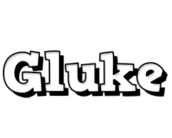 Gluke snowing logo