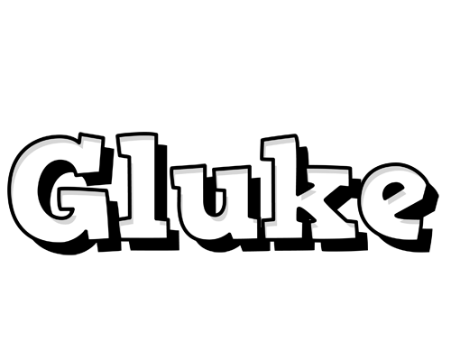 Gluke snowing logo