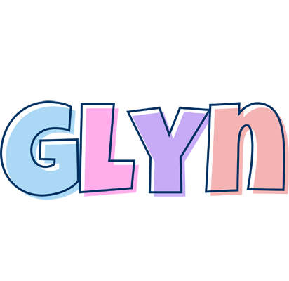 Glyn pastel logo