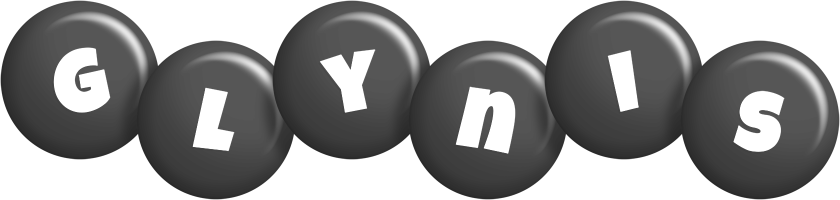 Glynis candy-black logo